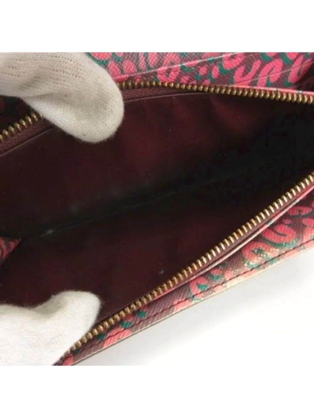 Louis Vuitton Monogram Leopard Print Portefeuille Sarah Bifold Wallet Brown